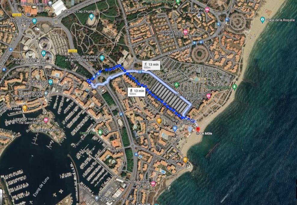 Studio Centre Port, Cap D'Agde Extérieur photo